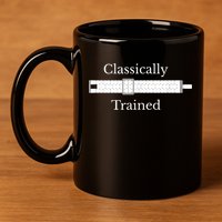 Classically Trained Slide Rule Mechanical Analog Calculator 11oz C Handle Ceramic Mug