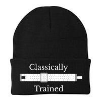 Classically Trained Slide Rule Mechanical Analog Calculator Knit Cap Winter Beanie