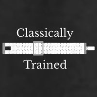 Classically Trained Slide Rule Mechanical Analog Calculator Knit Cap Winter Beanie