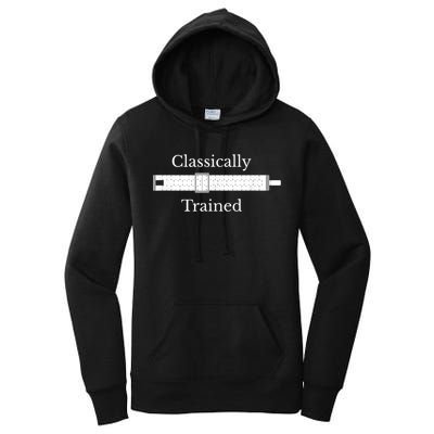 Classically Trained Slide Rule Mechanical Analog Calculator Women's Pullover Hoodie