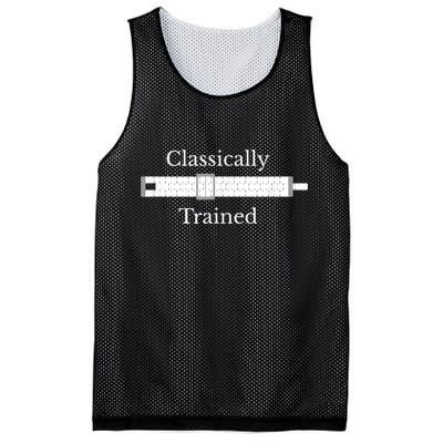 Classically Trained Slide Rule Mechanical Analog Calculator Mesh Reversible Basketball Jersey Tank
