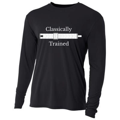 Classically Trained Slide Rule Mechanical Analog Calculator Cooling Performance Long Sleeve Crew