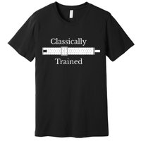 Classically Trained Slide Rule Mechanical Analog Calculator Premium T-Shirt