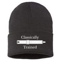 Classically Trained Slide Rule Mechanical Analog Calculator Sustainable Knit Beanie