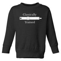 Classically Trained Slide Rule Mechanical Analog Calculator Toddler Sweatshirt