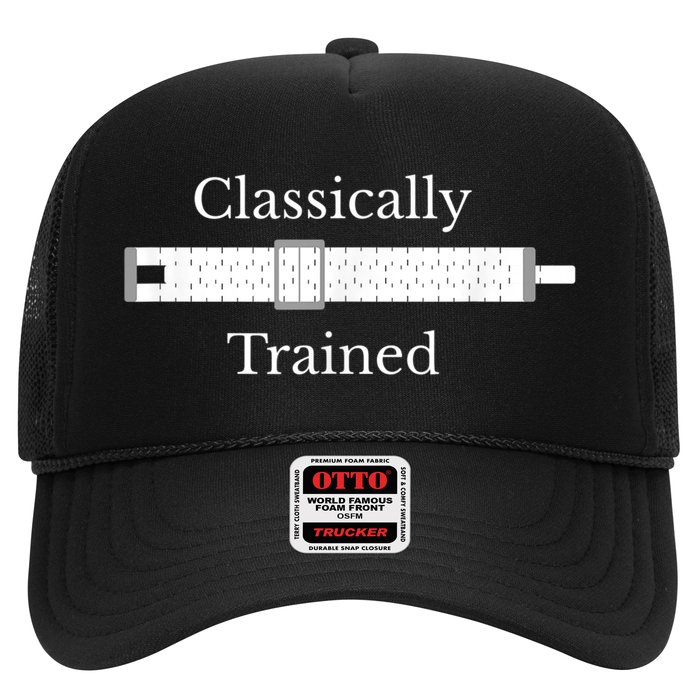 Classically Trained Slide Rule Mechanical Analog Calculator Trucker Hat