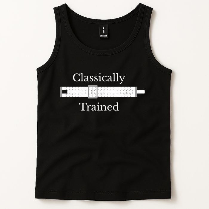 Classically Trained Slide Rule Mechanical Analog Calculator Tank Top