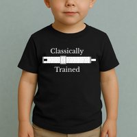 Classically Trained Slide Rule Mechanical Analog Calculator Toddler T-Shirt