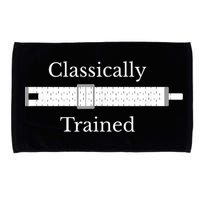 Classically Trained Slide Rule Mechanical Analog Calculator Microfiber Hand Towel