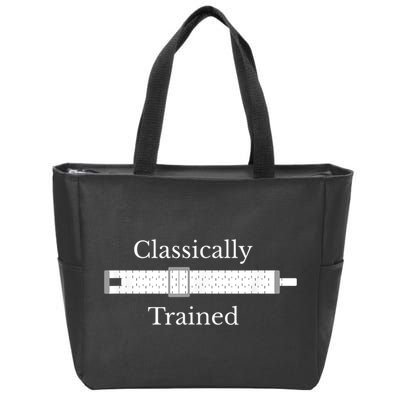 Classically Trained Slide Rule Mechanical Analog Calculator Zip Tote Bag