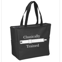 Classically Trained Slide Rule Mechanical Analog Calculator Zip Tote Bag