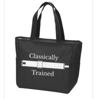 Classically Trained Slide Rule Mechanical Analog Calculator Zip Tote Bag