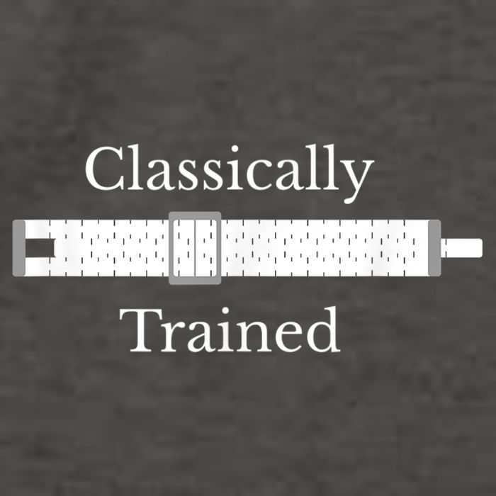 Classically Trained Slide Rule Mechanical Analog Calculator Vector Backpack