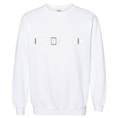 Classically Trained Slide Rule Mechanical Analog Calculator Garment-Dyed Sweatshirt
