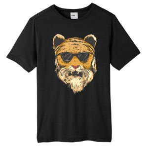 Cool Tiger Sunglasses Retro Tall Fusion ChromaSoft Performance T-Shirt