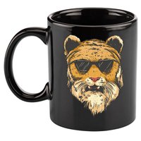 Cool Tiger Sunglasses Retro 11oz C Handle Ceramic Mug