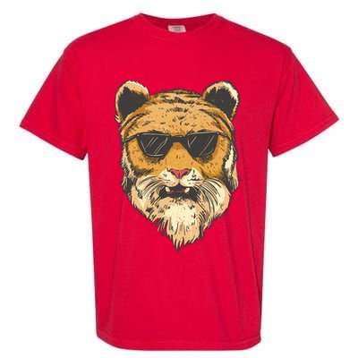 Cool Tiger Sunglasses Retro Garment-Dyed Heavyweight T-Shirt