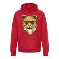 Cool Tiger Sunglasses Retro Premium Hoodie