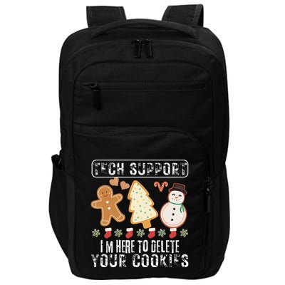 Christmas Tech Support Here To Delete Cookies Xmas Impact Tech Backpack