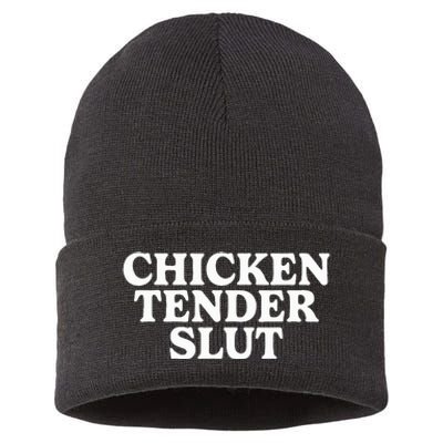 Chicken Tender Slut Sustainable Knit Beanie