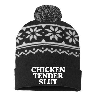 Chicken Tender Slut USA-Made Snowflake Beanie