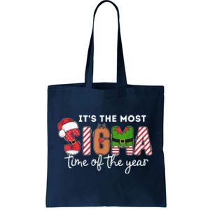 Christmas Teenager Slang Its The Most Sigma Time Of The Year Tote Bag