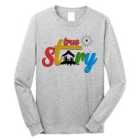 Christmas True Story Christian Nativity Scene Long Sleeve Shirt