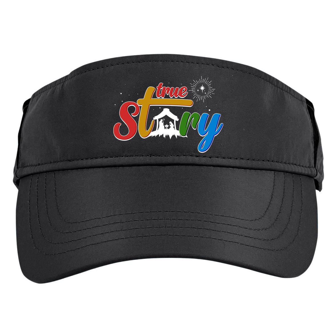 Christmas True Story Christian Nativity Scene Adult Drive Performance Visor