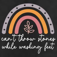 Can't Throw Stones While Washing Feet Adult Drive Performance Visor