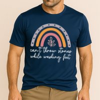 Can't Throw Stones While Washing Feet Cooling Performance Crew T-Shirt