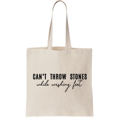 Can't Throw Stones While Washing Feet Trending Bag