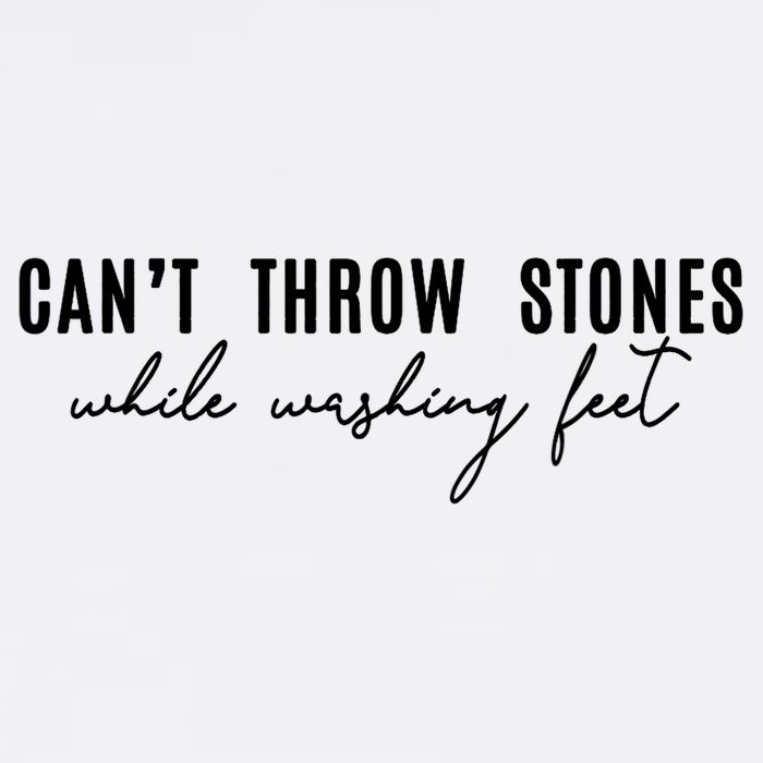 Can't Throw Stones While Washing Feet Trending Cooling Performance Crew T-Shirt