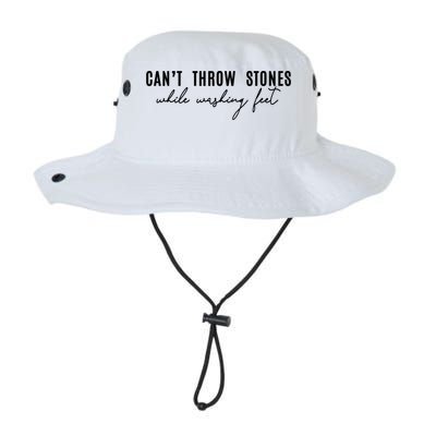 Can't Throw Stones While Washing Feet Trending Bucket Hat