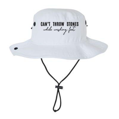 Can't Throw Stones While Washing Feet Trending Legacy Cool Fit Booney Bucket Hat