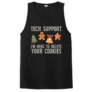 Christmas Tech Support Here To Delete Cookies Xmas PosiCharge Competitor Tank