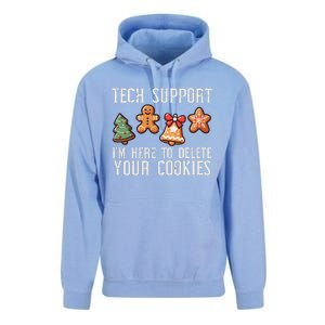 Christmas Tech Support Here To Delete Cookies Xmas Unisex Surf Hoodie