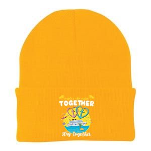 Cruising Together Ship Husband Wife Couple Cruise Gift Knit Cap Winter Beanie