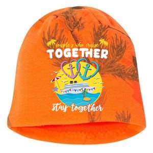 Cruising Together Ship Husband Wife Couple Cruise Gift Kati - Camo Knit Beanie