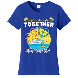 Cruising Together Ship Husband Wife Couple Cruise Gift Women's T-Shirt