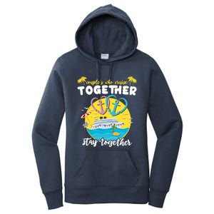 Cruising Together Ship Husband Wife Couple Cruise Gift Women's Pullover Hoodie