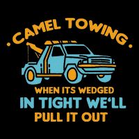 Camel Towing Successfully Pulling Out Tow Truck Toddler Sweatshirt