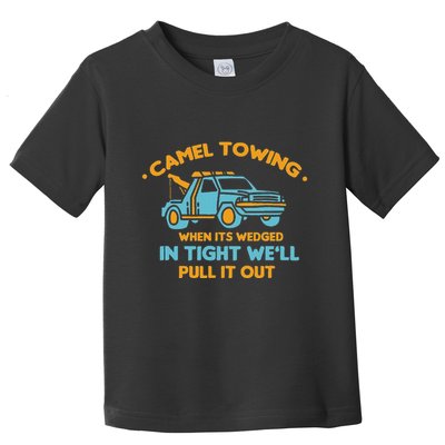 Camel Towing Successfully Pulling Out Tow Truck Toddler T-Shirt