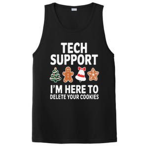 Christmas Tech Support Here To Delete Cookies Xmas PosiCharge Competitor Tank