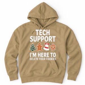 Christmas Tech Support Here To Delete Cookies Xmas Hoodie