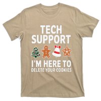 Christmas Tech Support Here To Delete Cookies Xmas T-Shirt