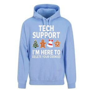 Christmas Tech Support Here To Delete Cookies Xmas Unisex Surf Hoodie