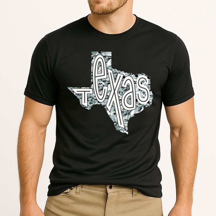 Camouflage Texas State Logo Performance Shirt