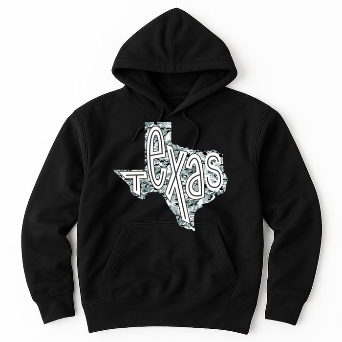 Camouflage Texas State Logo Hoodie