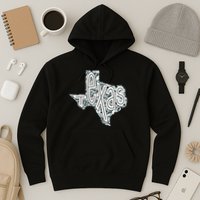 Camouflage Texas State Logo Hoodie
