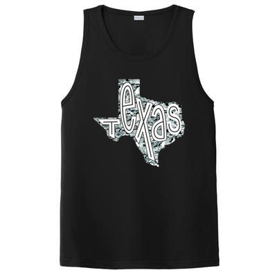 Camouflage Texas State Logo PosiCharge Competitor Tank